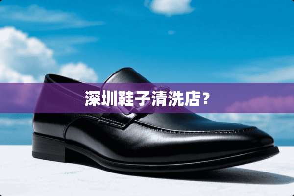 深圳鞋子清洗店？
