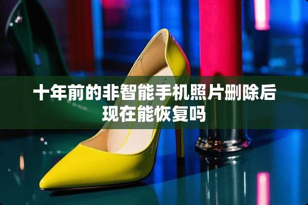十年前的非智能手机照片删除后现在能恢复吗