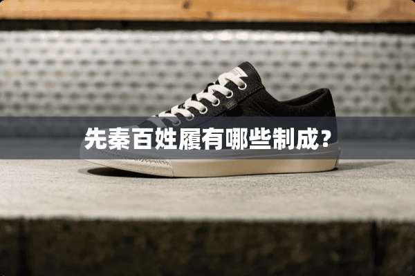 先秦百姓履有哪些制成？