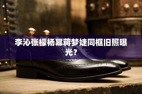 李沁张檬杨幂蒋梦婕同框旧照曝光？