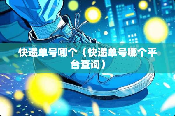 快递单号哪个（快递单号哪个平台查询）