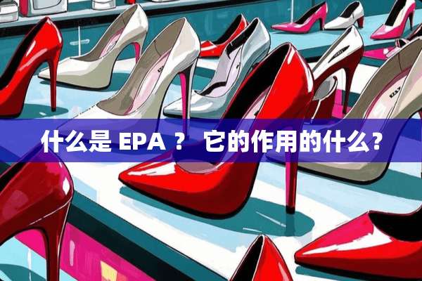什么是 EPA ？ 它的作用的什么？