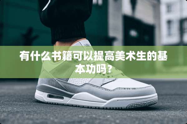 有什么书籍可以提高美术生的基本功吗？