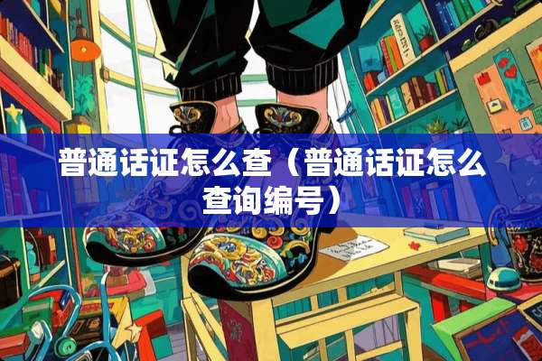普通话证怎么查（普通话证怎么查询编号）
