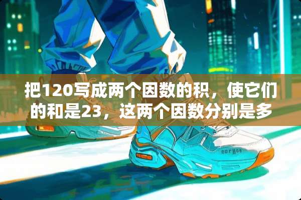 把120写成两个因数的积，使它们的和是23，这两个因数分别是多少