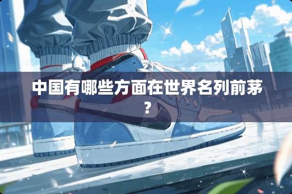 中国有哪些方面在世界名列前茅？