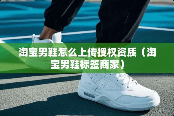 淘宝男鞋怎么上传授权资质（淘宝男鞋标签商家）