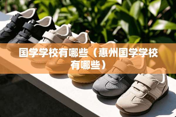 国学学校有哪些（惠州国学学校有哪些）