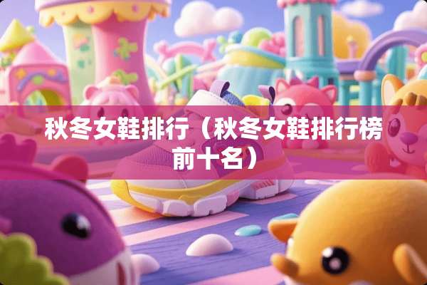 秋冬女鞋排行（秋冬女鞋排行榜前十名）