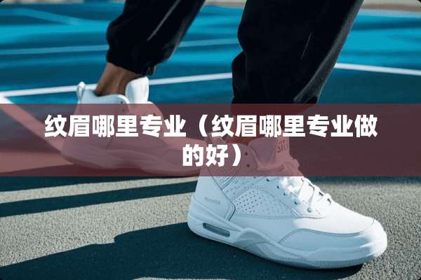 纹眉哪里专业（纹眉哪里专业做的好）