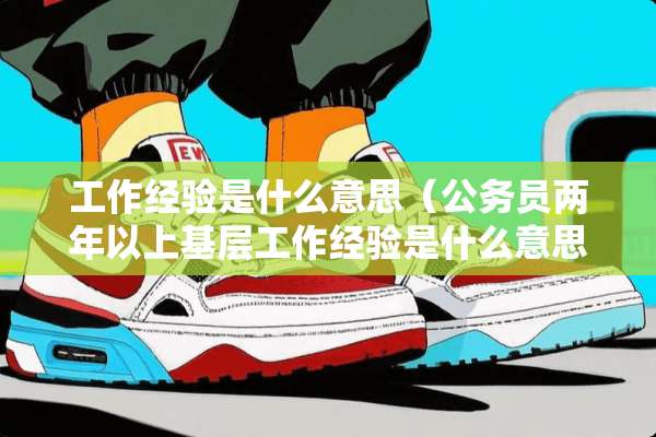 工作经验是什么意思（公务员两年以上基层工作经验是什么意思）