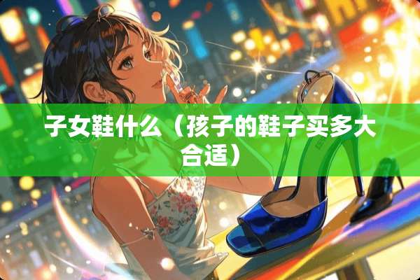 子女鞋什么（孩子的鞋子买多大合适）