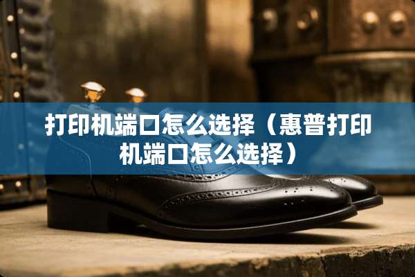 打印机端口怎么选择（惠普打印机端口怎么选择）