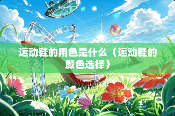 运动鞋的用色是什么（运动鞋的颜色选择）