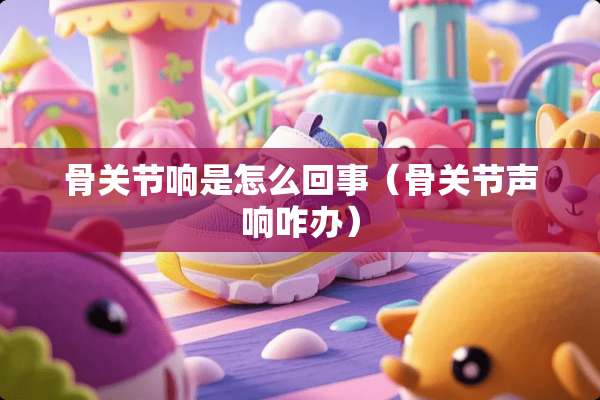 骨关节响是怎么回事（骨关节声响咋办）