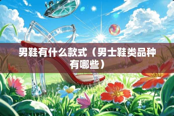 男鞋有什么款式（男士鞋类品种有哪些）