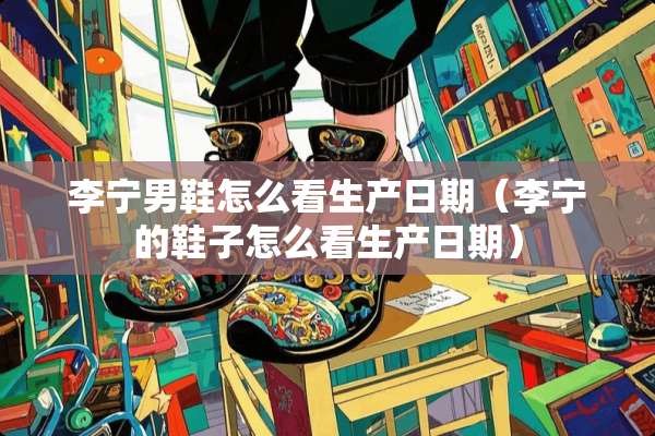 李宁男鞋怎么看生产日期（李宁的鞋子怎么看生产日期）