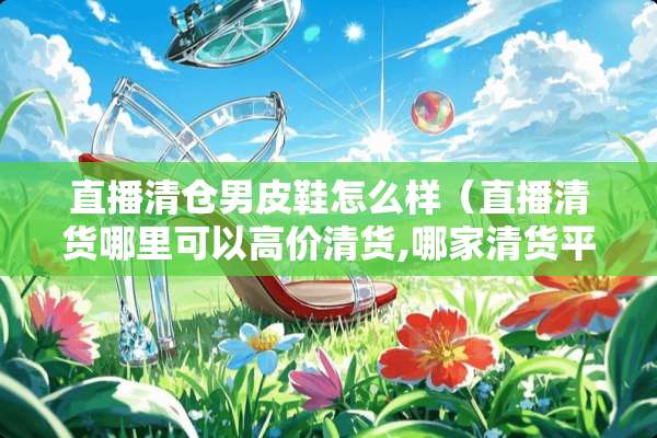 直播清仓男皮鞋怎么样（直播清货哪里可以高价清货,哪家清货平台口碑好?）