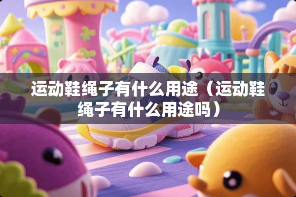 运动鞋绳子有什么用途（运动鞋绳子有什么用途吗）