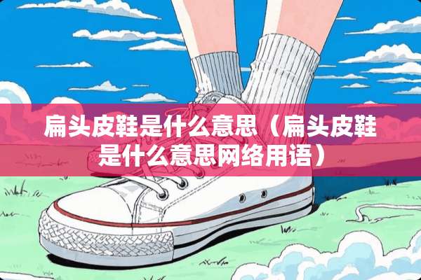 扁头皮鞋是什么意思（扁头皮鞋是什么意思网络用语）