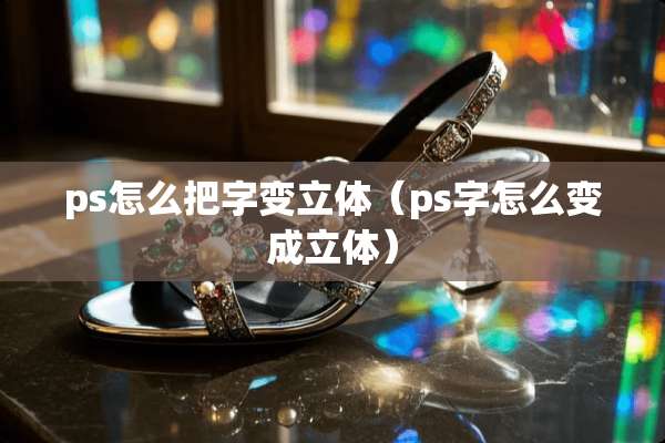 ps怎么把字变立体（ps字怎么变成立体）