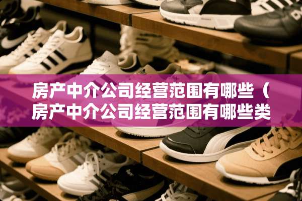 房产中介公司经营范围有哪些（房产中介公司经营范围有哪些类型）