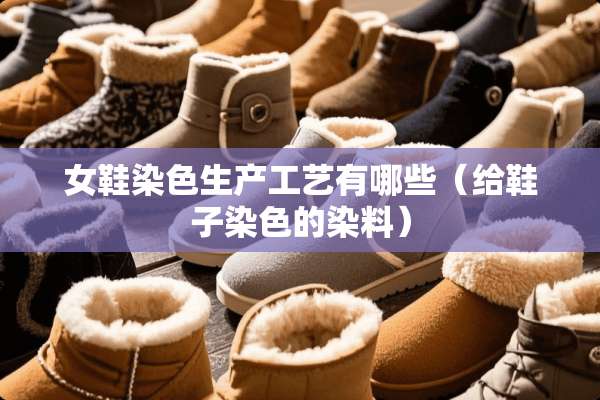 女鞋染色生产工艺有哪些（给鞋子染色的染料）
