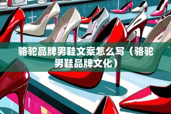 骆驼品牌男鞋文案怎么写（骆驼男鞋品牌文化）