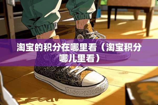淘宝的积分在哪里看（淘宝积分哪儿里看）