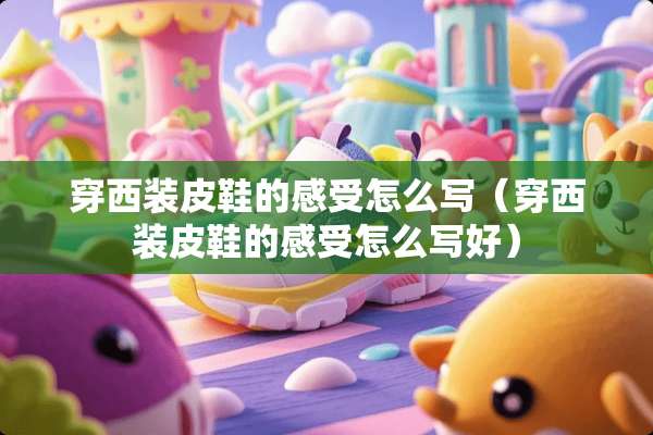 穿西装皮鞋的感受怎么写（穿西装皮鞋的感受怎么写好）