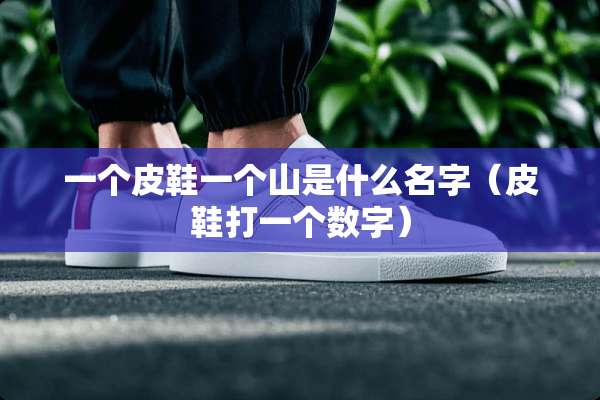 一个皮鞋一个山是什么名字（皮鞋打一个数字）
