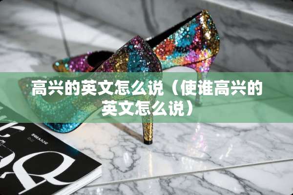 高兴的英文怎么说（使谁高兴的英文怎么说）