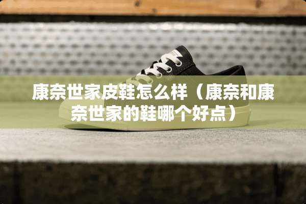 康奈世家皮鞋怎么样（康奈和康奈世家的鞋哪个好点）