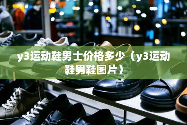 y3运动鞋男士价格多少（y3运动鞋男鞋图片）