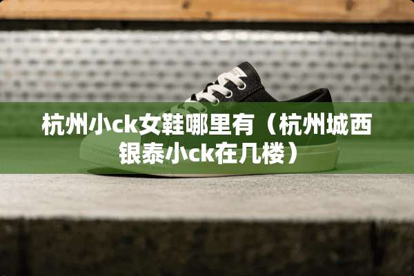 杭州小ck女鞋哪里有（杭州城西银泰小ck在几楼）