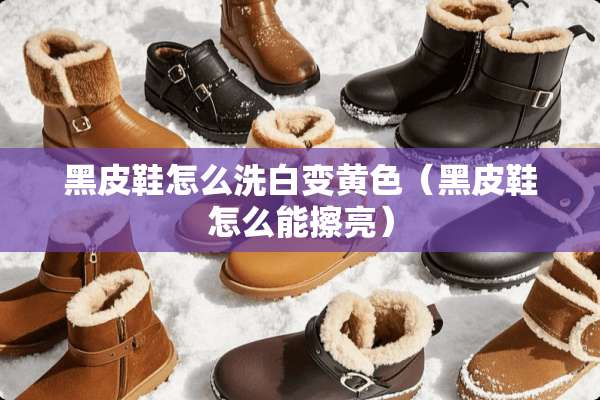 黑皮鞋怎么洗白变**（黑皮鞋怎么能擦亮）