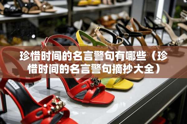 珍惜时间的名言警句有哪些（珍惜时间的名言警句摘抄大全）