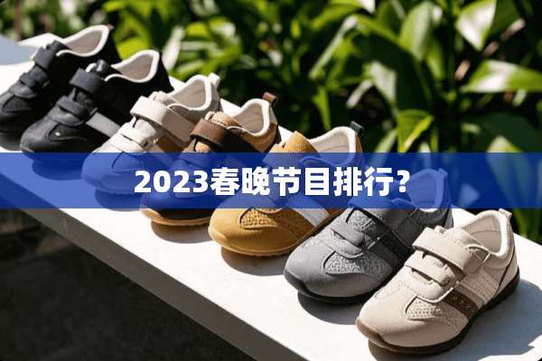 2023春晚节目排行？