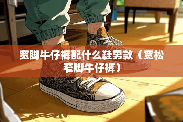 宽脚牛仔裤配什么鞋男款（宽松窄脚牛仔裤）