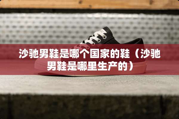 沙驰男鞋是哪个国家的鞋（沙驰男鞋是哪里生产的）