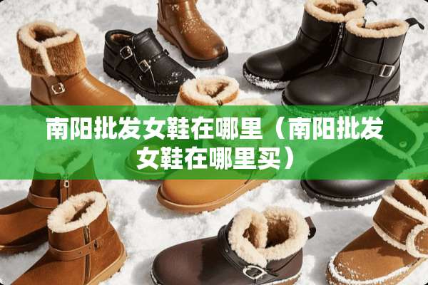 南阳批发女鞋在哪里（南阳批发女鞋在哪里买）