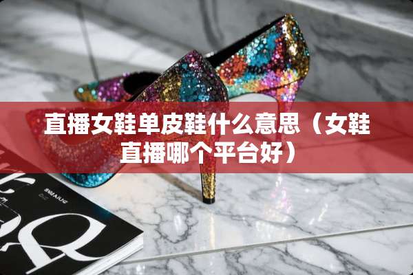 直播女鞋单皮鞋什么意思（女鞋直播哪个平台好）