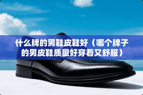 什么牌的男鞋皮鞋好（哪个牌子的男皮鞋质量好穿着又舒服）