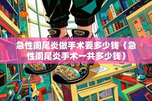 急性阑尾炎做手术要多少钱（急性阑尾炎手术一共多少钱）