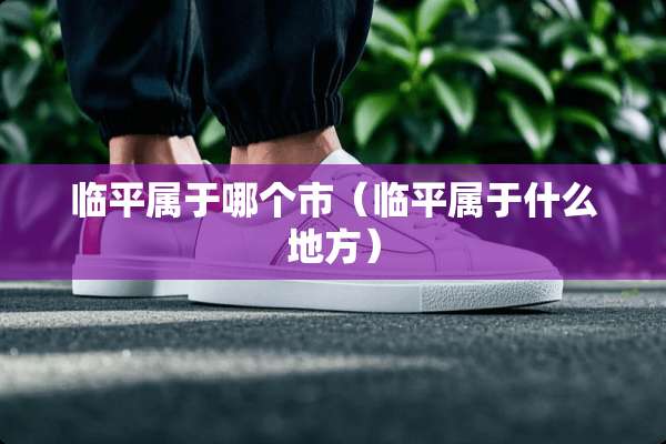 临平属于哪个市（临平属于什么地方）