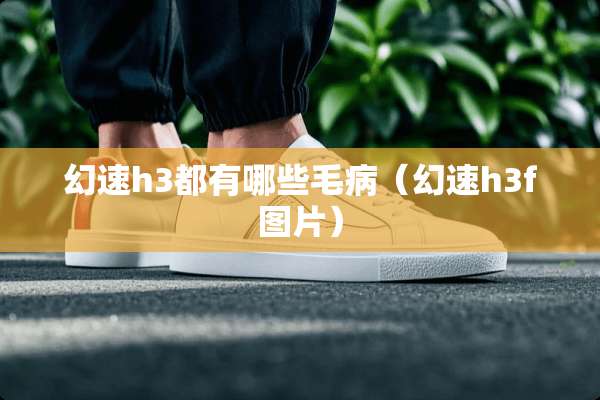 幻速h3都有哪些毛病（幻速h3f图片）