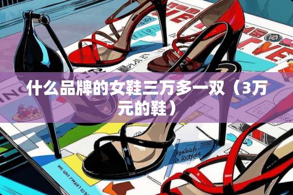 什么品牌的女鞋三万多一双（3万元的鞋）