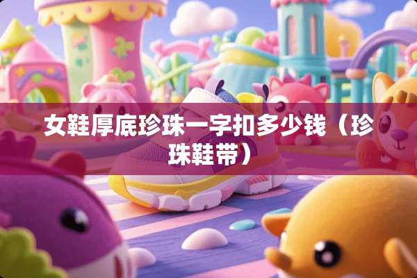 女鞋厚底珍珠一字扣多少钱（珍珠鞋带）