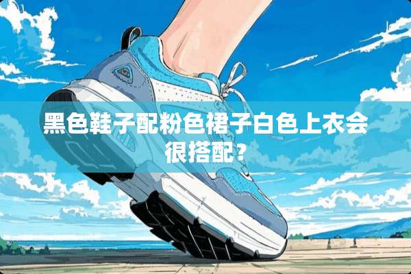 黑色鞋子配粉色裙子白色上衣会很搭配？