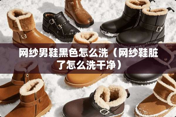 网纱男鞋黑色怎么洗（网纱鞋脏了怎么洗干净）